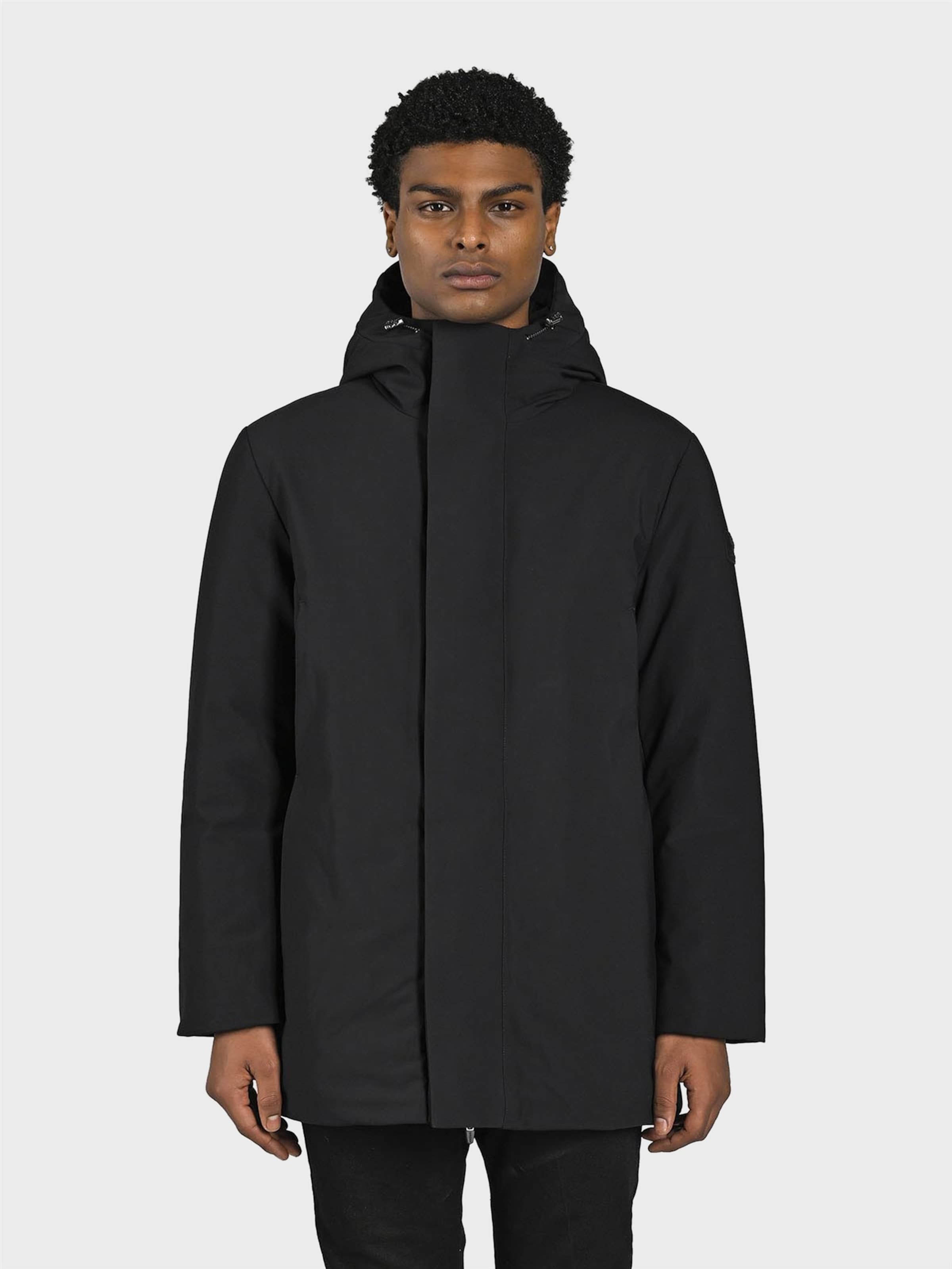 Canadian Classics Between-seasons parka 'Nelson' in Black: front