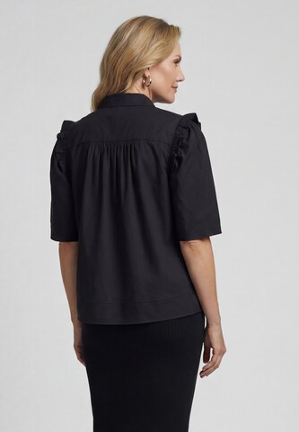 usha BLACK LABEL - Camiseta en negro