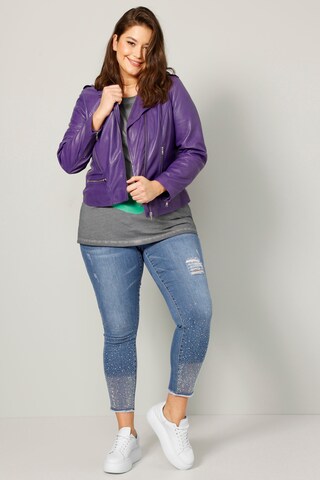 Angel of Style Between-Season Jacket in Purple