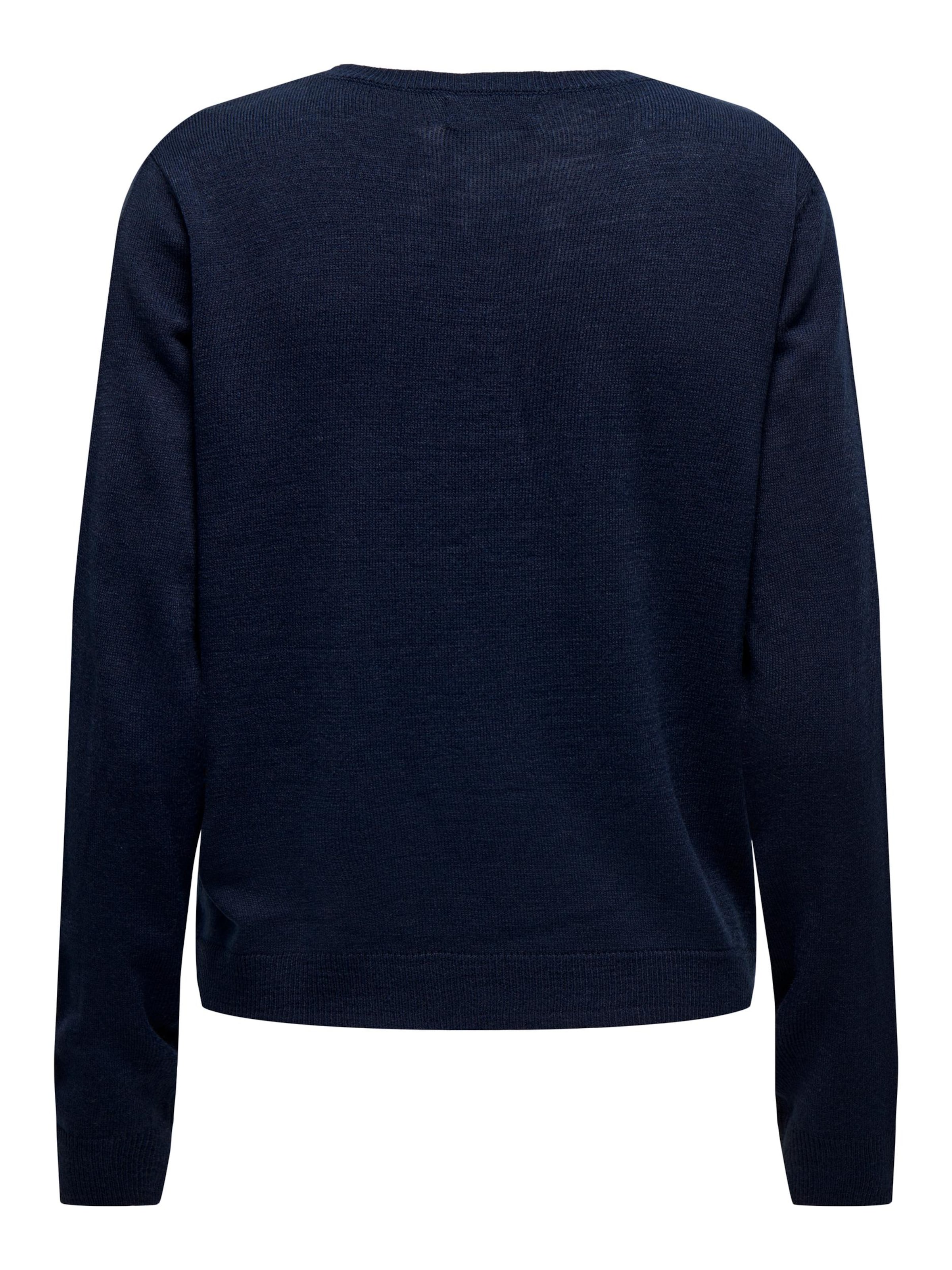 ONLY Pullover 'XMAS MISTLETOE' in Blau