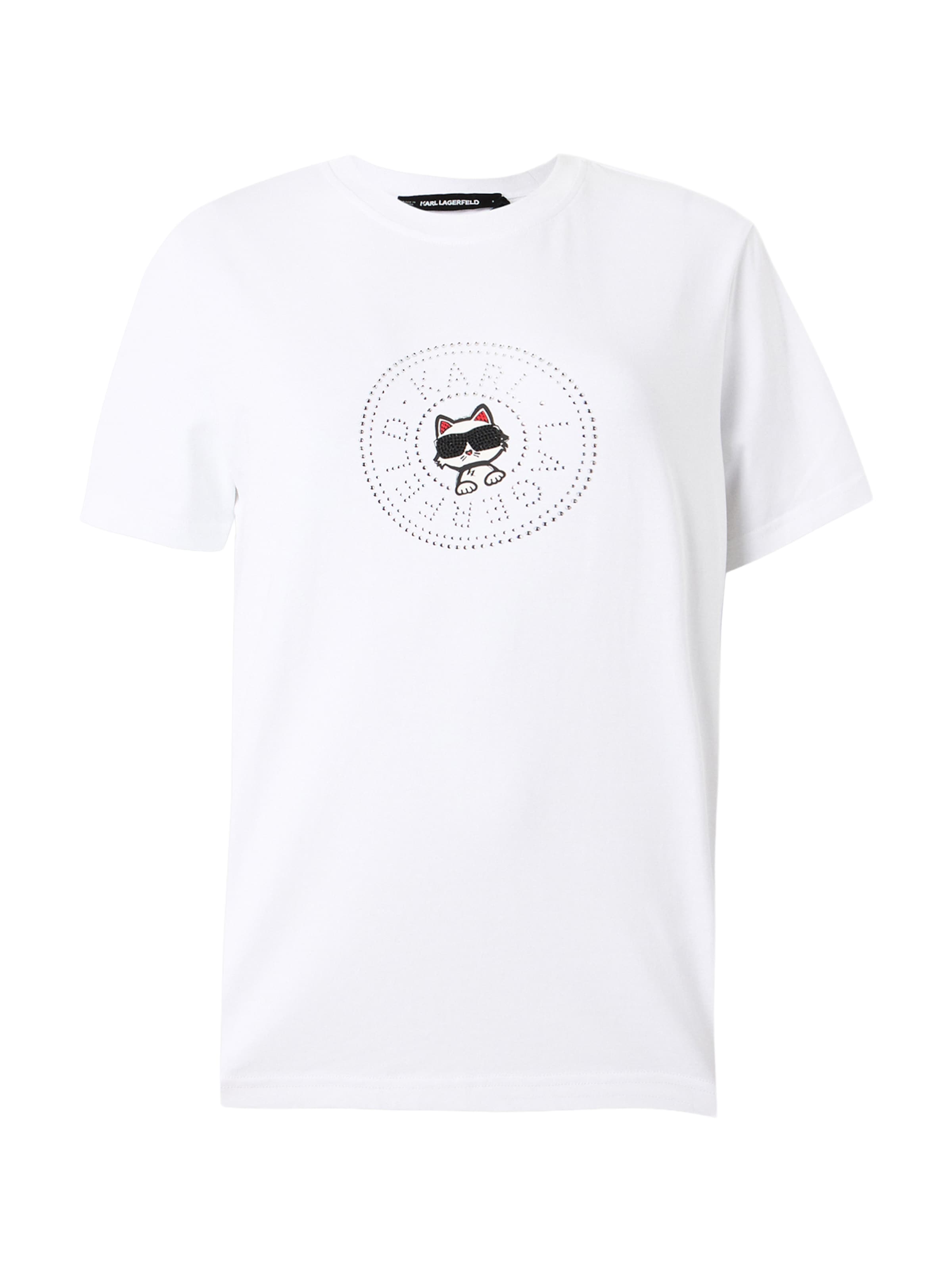 Karl Lagerfeld Póló 'IKON' - fehér: elől