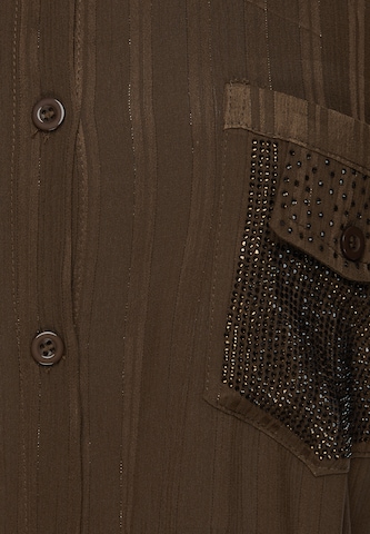 faina Shirt dress in Brown