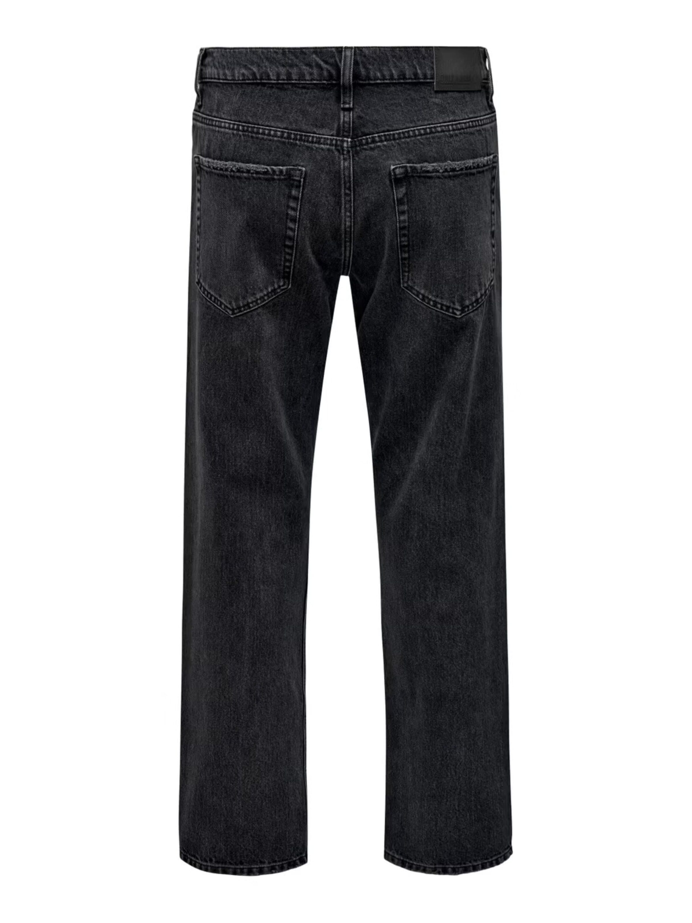 Only & Sons - Loosefit Vaquero en negro