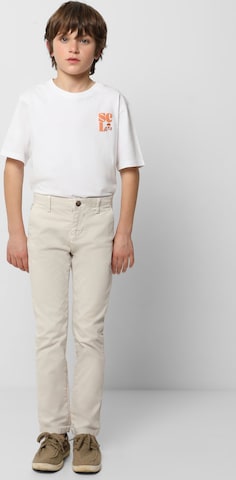 Scalpers Normalny krój Spodnie w kolorze beżowy