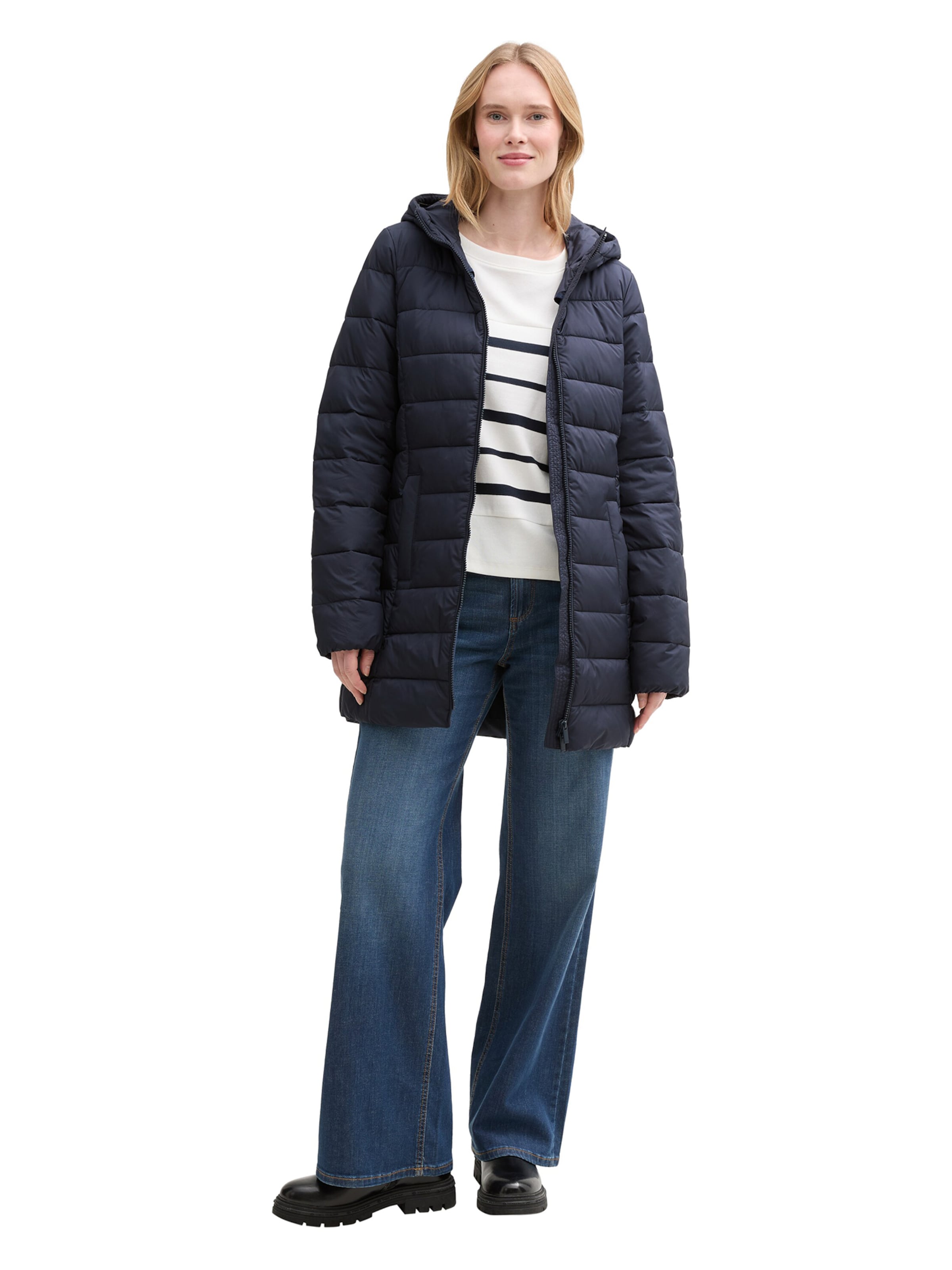 TOM TAILOR Prechodná bunda - Modrá