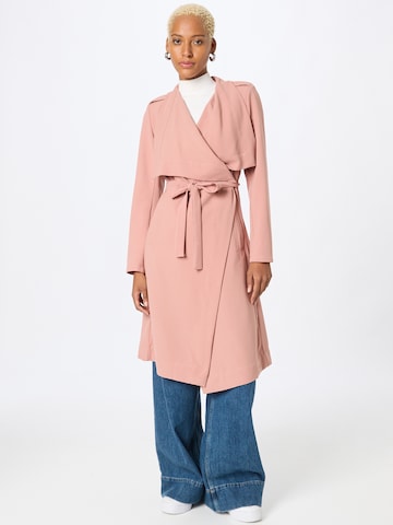 OBJECT Between-Seasons Coat 'Annlee' in Pink: front