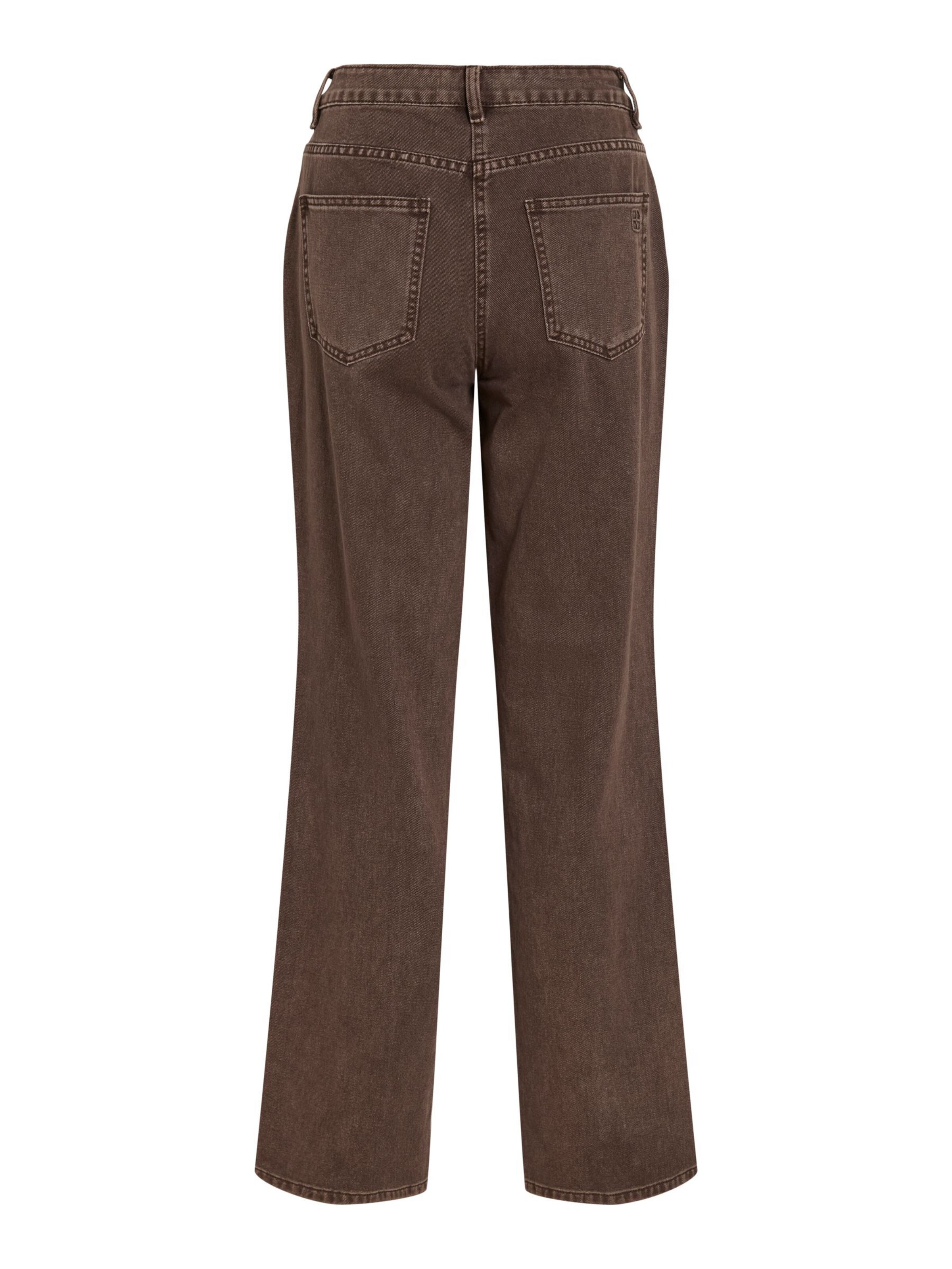 ROUGE EDIT Tapered Jeans in Braun