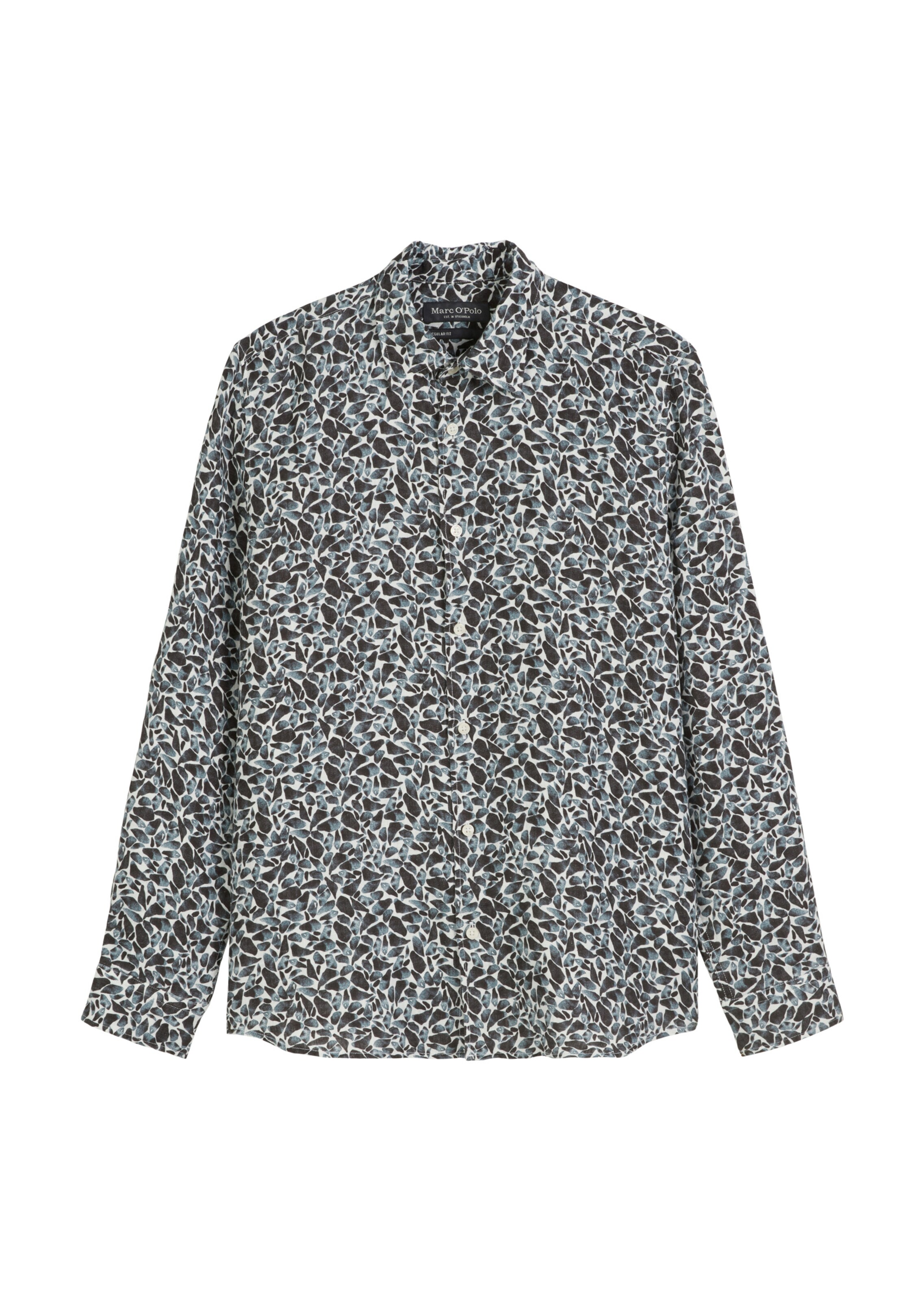 Marc O'Polo Hemd in Schwarz: Vorderseite