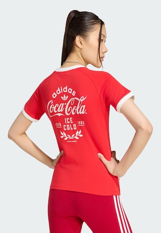 ADIDAS ORIGINALS - Camiseta en rojo: frente