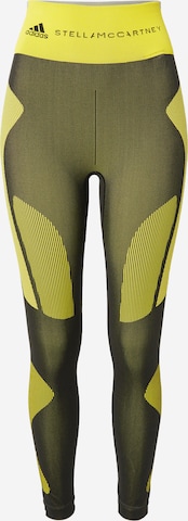 adidas by Stella McCartney Workout Pants in Yellow: front
