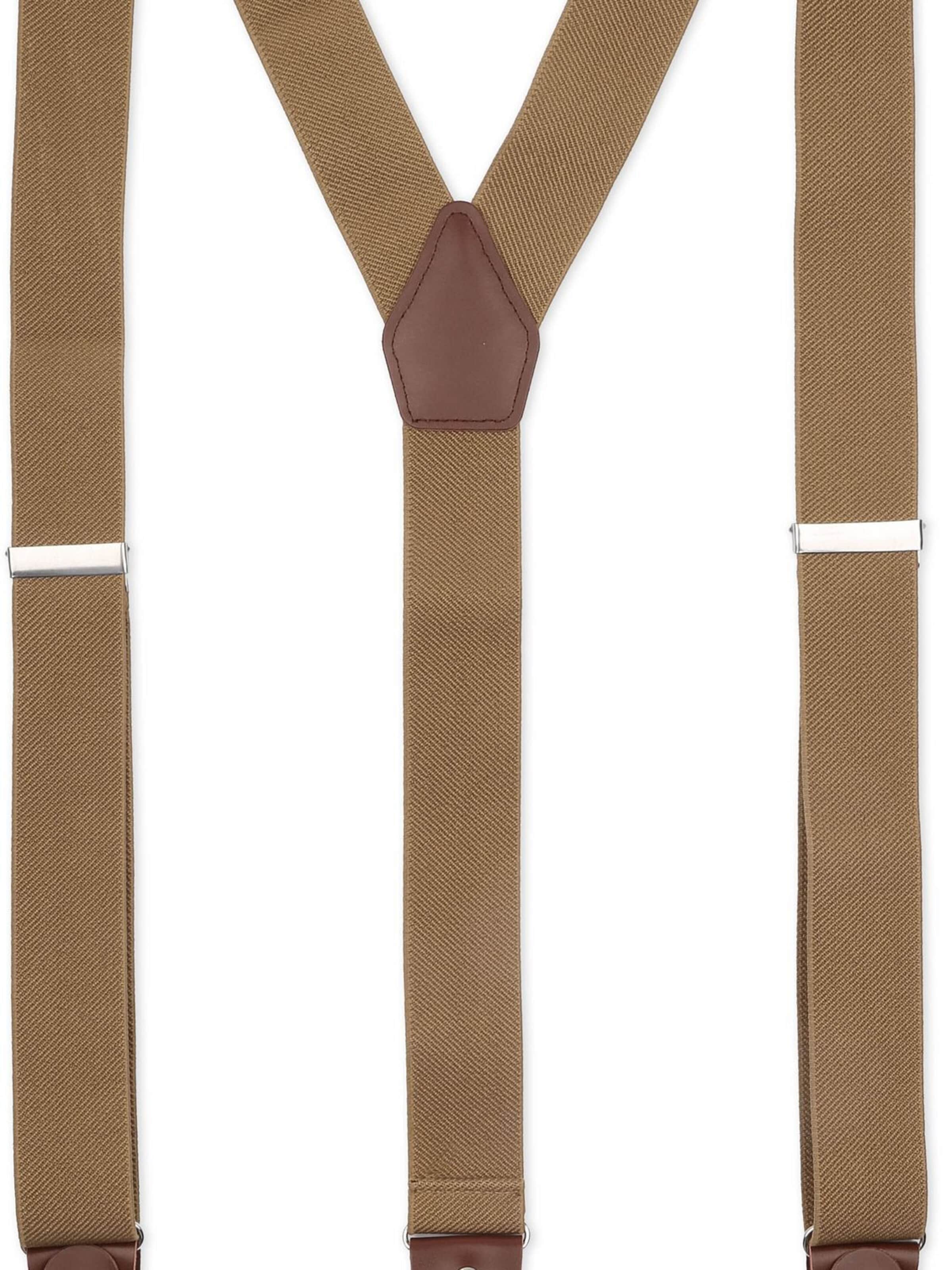 Suitable Suspenders in Brown