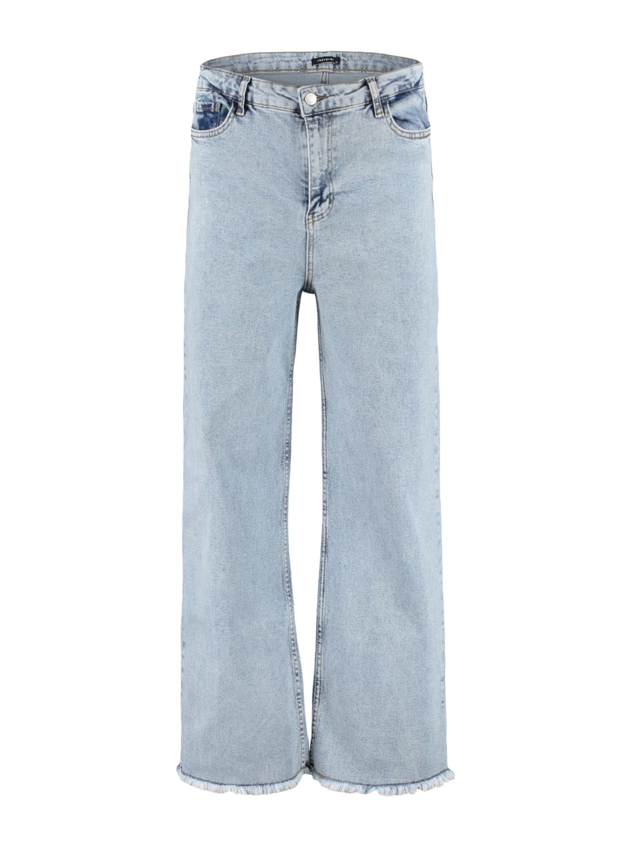 évasé Jean Trendyol Curve en bleu : devant