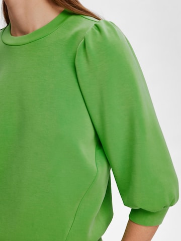 SELECTED FEMME Sweatshirt 'TENNY' in Grün