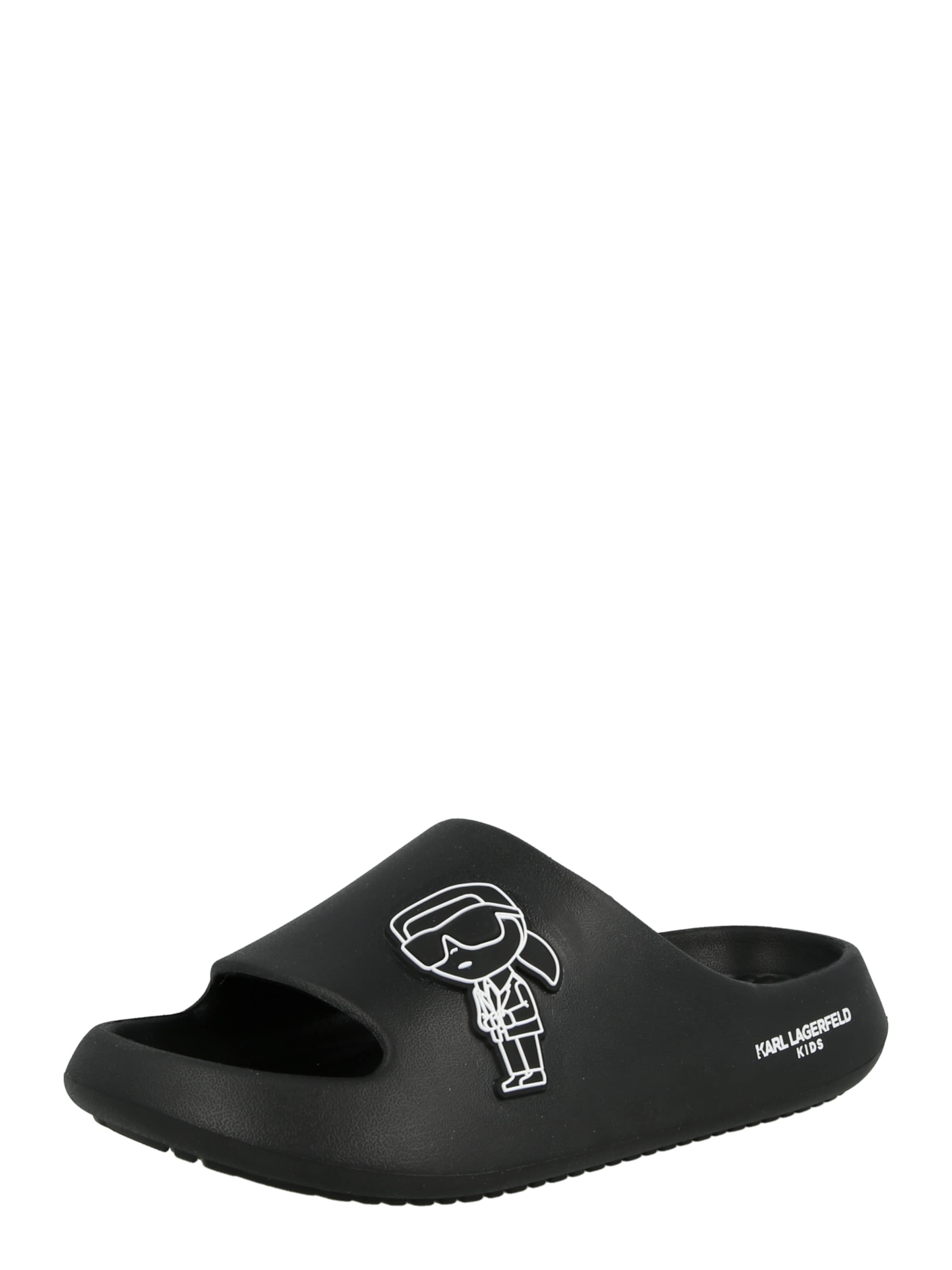 juoda Karl Lagerfeld Atviri batai: priekis