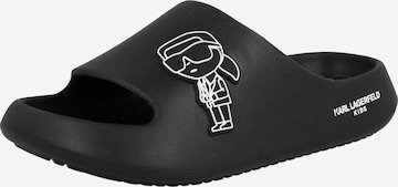 juoda Karl Lagerfeld Atviri batai: priekis