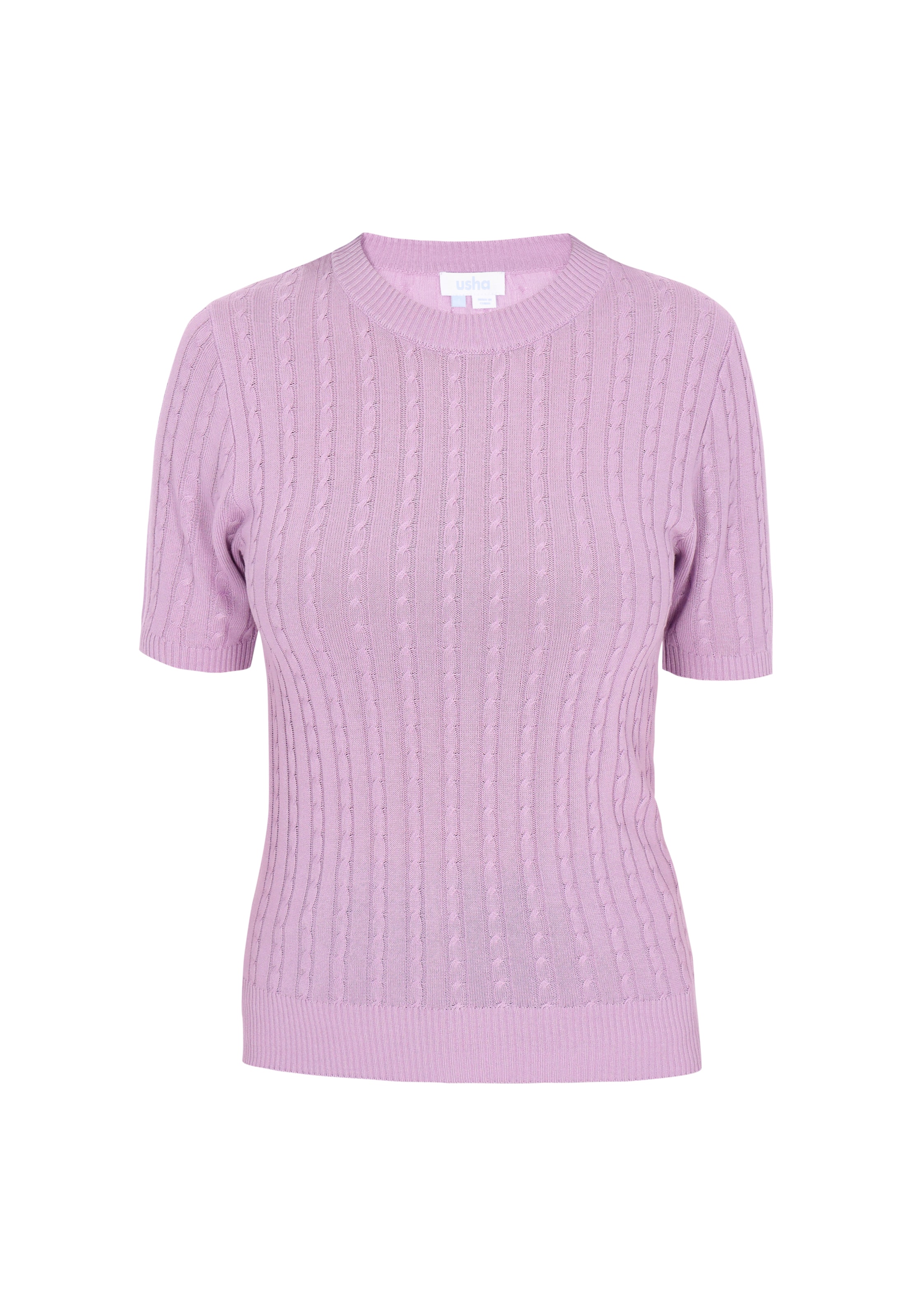 Pull-over 'Everyday Fashion' usha BLUE LABEL en violet : devant