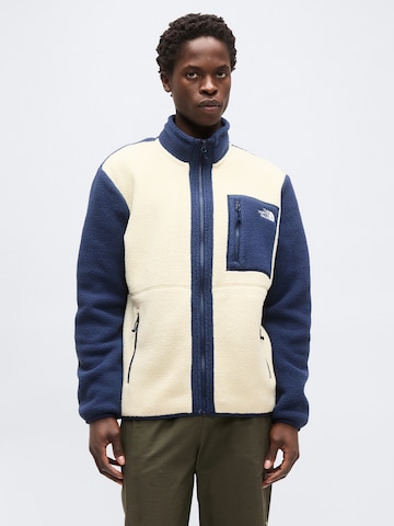 THE NORTH FACETehnička flis jakna 'YUMIORI' - siva boja: prednji dio