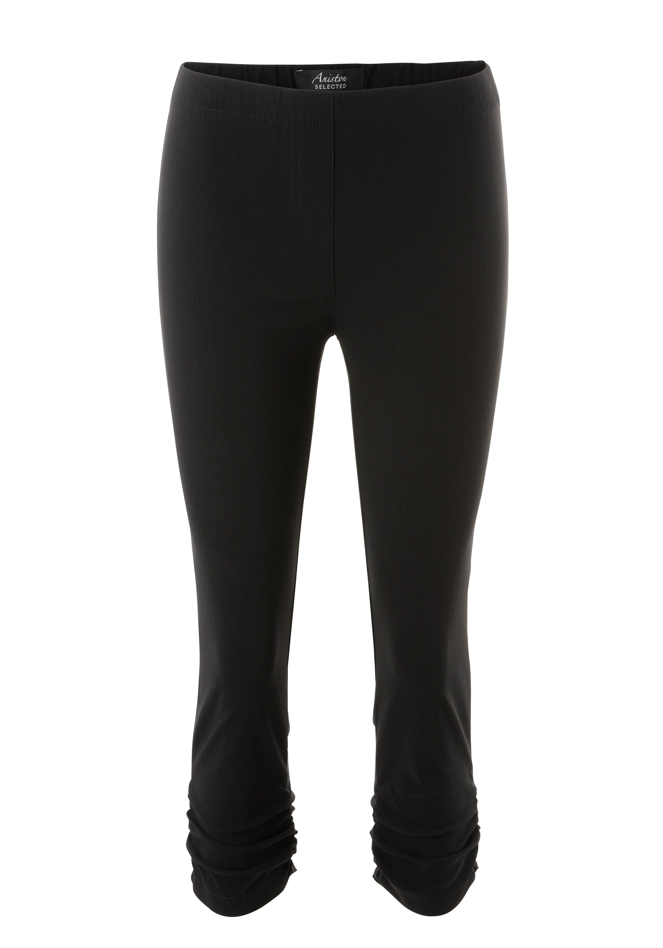 Aniston SELECTED Slimfit Hose in Schwarz: Vorderseite