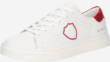 Baskets basses 'PIUS' 19V69 ITALIA en blanc : devant