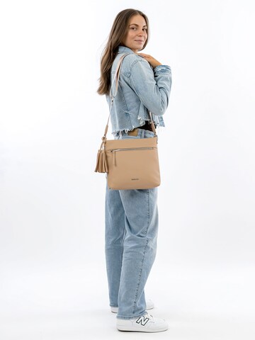 Borsa a spalla ' E&N Belli ' di Emily & Noah in giallo: frontale