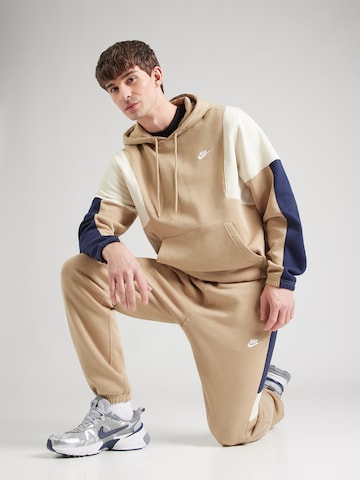 Nike Sportswear Träningsoverall 'CLUB FLEECE' i beige
