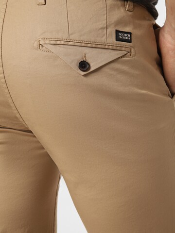 SCOTCH & SODA Slim fit Chino trousers in Beige