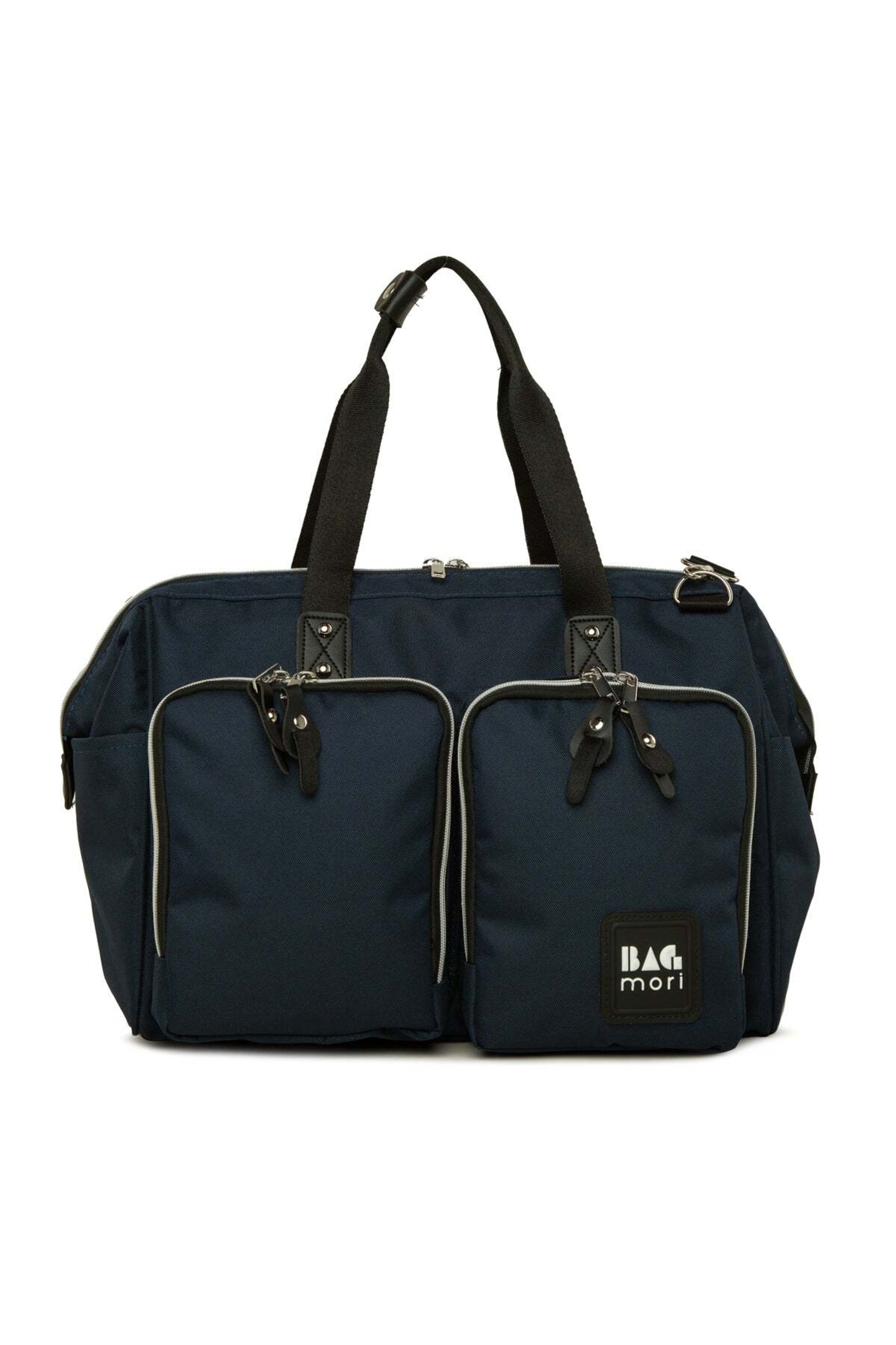 Bagmori Wickeltasche in marine / weiß, Produktansicht