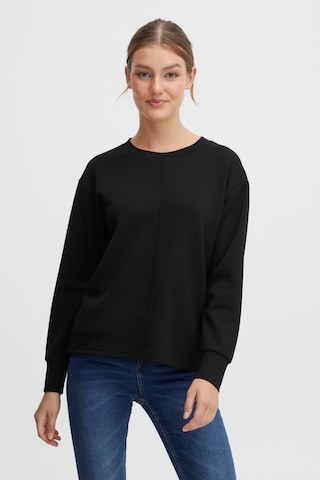 Oxmo Sweater 'Pea' in Black: front