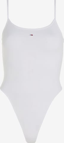 Tommy Jeans Shirt Bodysuit in White: front