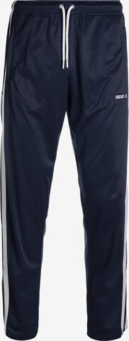 Unfair Athletics Workout Pants in Blue: front