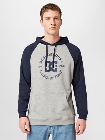 DC Shoes Sweatshirt 'STAR PILOT' in Grey: front