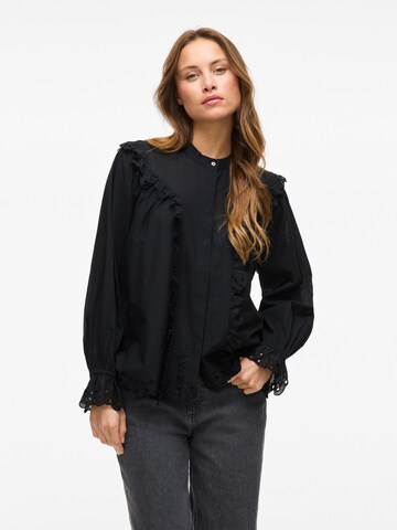 VILA Blouse in Zwart: voorkant