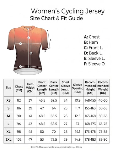 WULIBIKE - Camiseta en naranja