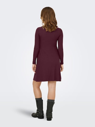 Only Maternity Jurk 'OLMMALAYA' in Rood