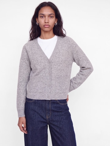 JJXX Strickjacke 'JXVALERIA' in Grau: Vorderseite