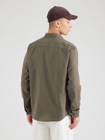 JACK & JONES - Ajuste regular Camisa 'JWHBROOK' en verde: atrás
