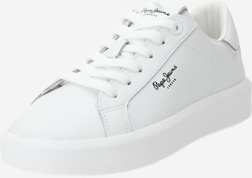 Baskets basses 'DOBBIE BASS' Pepe Jeans en blanc : devant