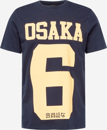 Superdry Shirt 'Osaka' in Blauw: voorkant