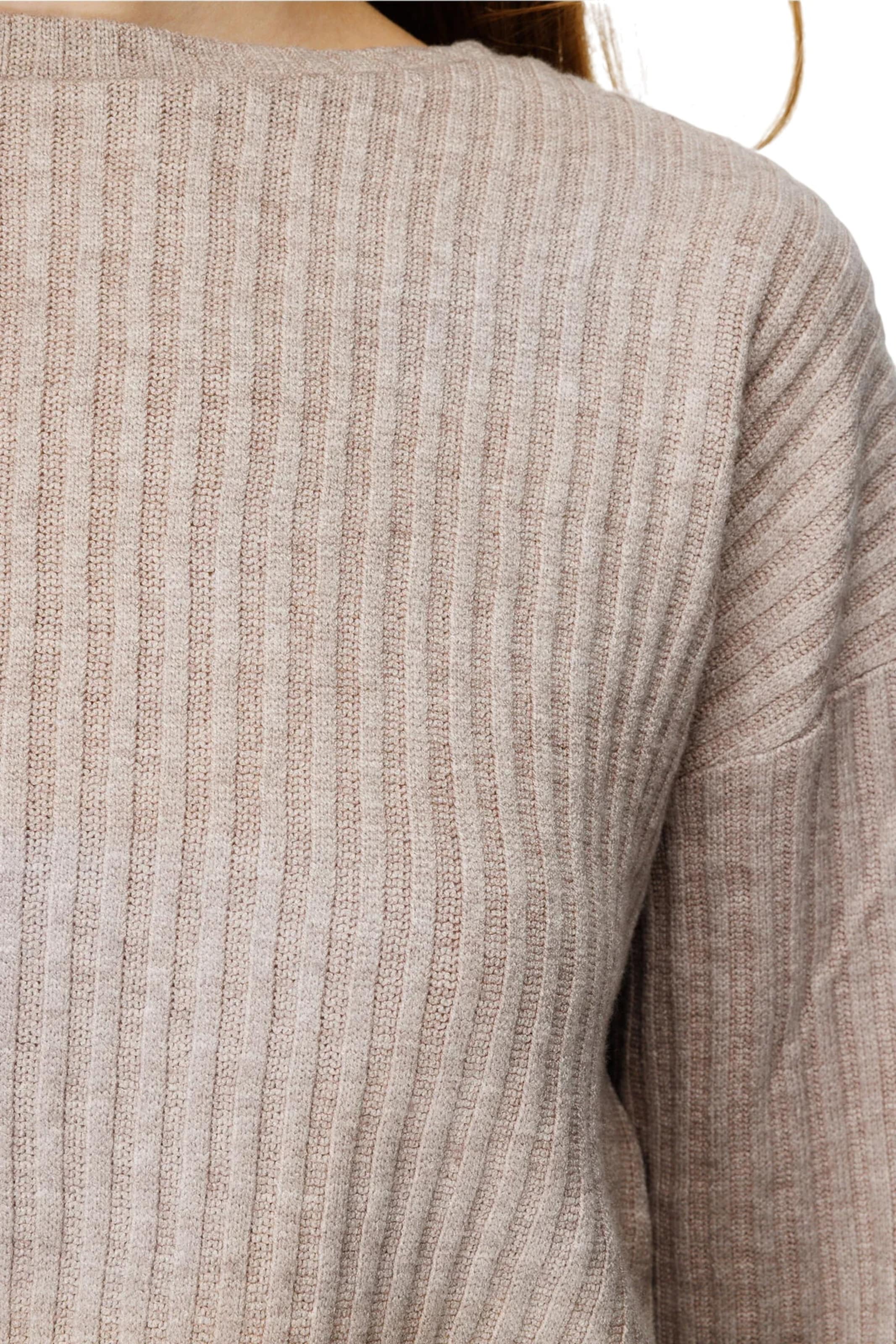Alexa Dash Sweater in Beige