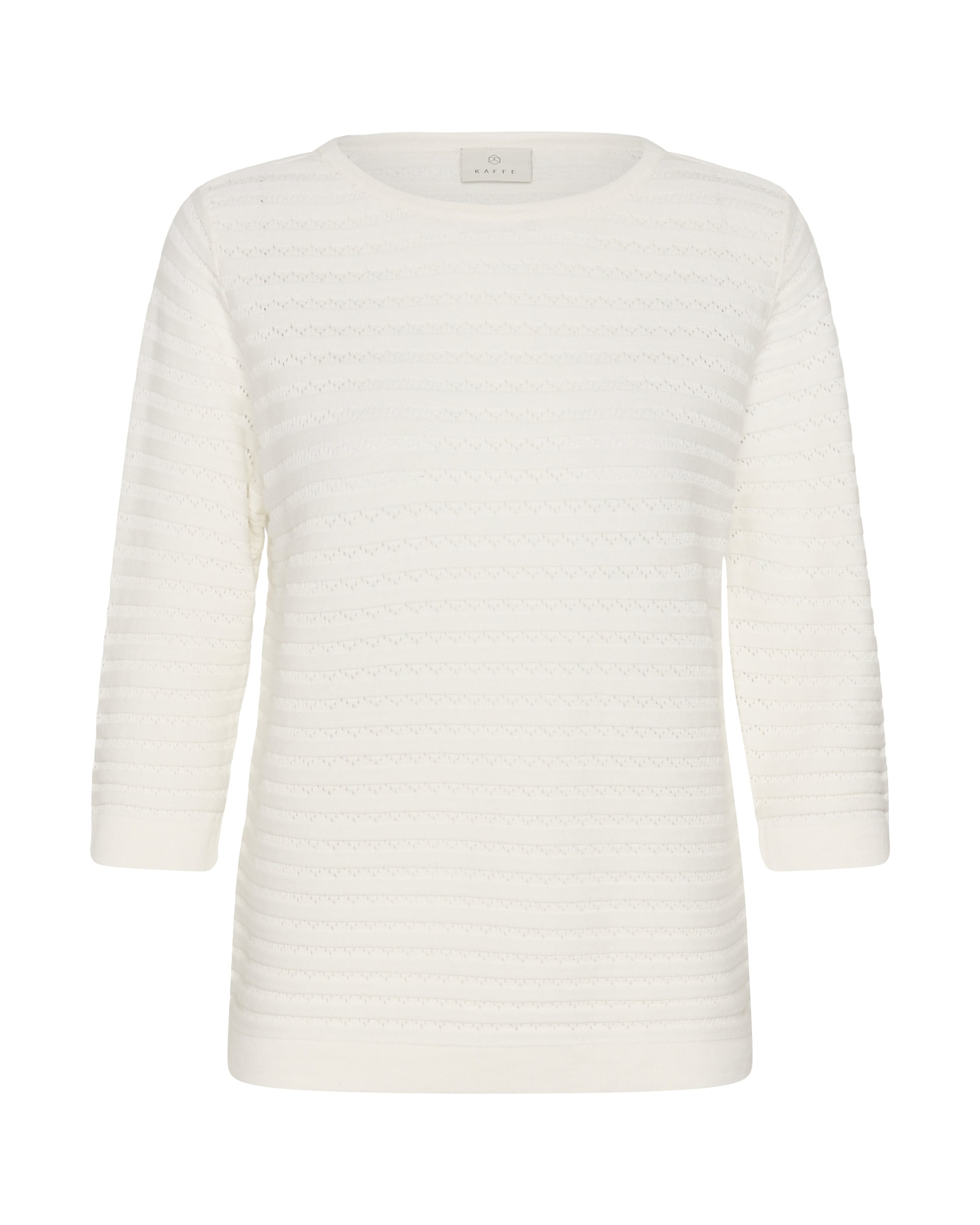Kaffe Sweater in White: front
