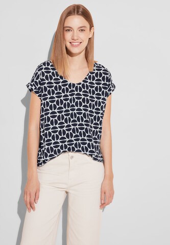 STREET ONE Blouse in Blue: front