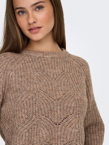 ONLY Trui 'ONLGILA' in Bruin
