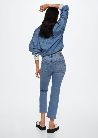 MANGO Flared Jeans 'Sienna' in Blue