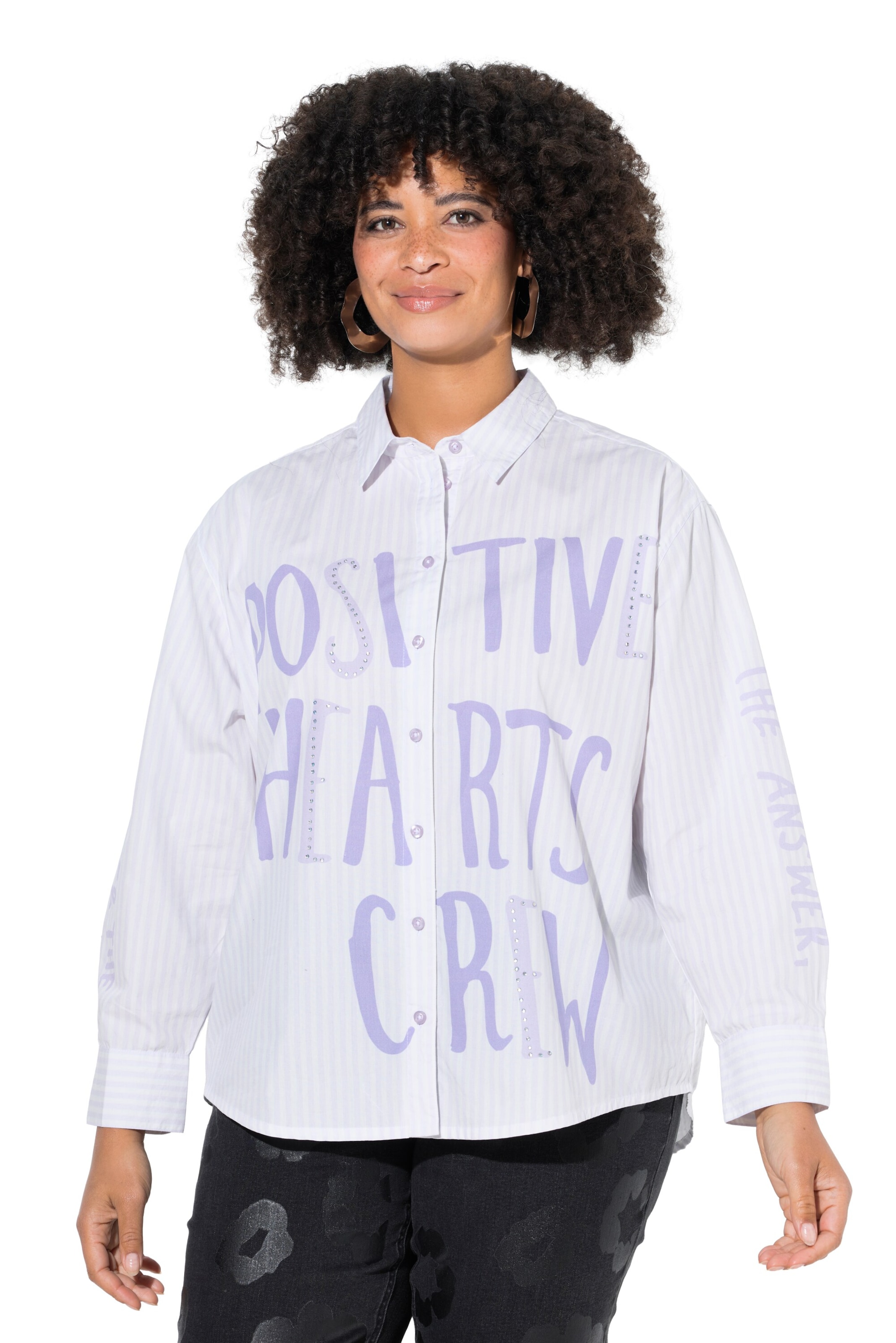 Angel of Style Bluse in Lila: Vorderseite