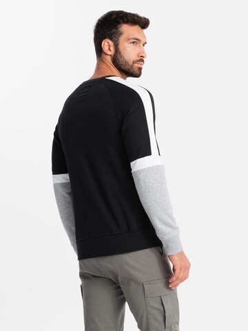 Ombre Sweatshirt 'OM-SSNZ-22FW-003' in Zwart