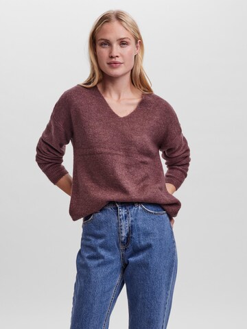 Pull-over 'Lefile' VERO MODA en rose : devant