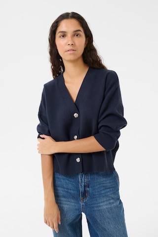 KAREN BY SIMONSEN Knit cardigan in Blue: front