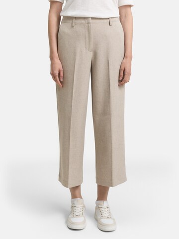 TOM TAILOR Regular Broek in Beige: voorkant