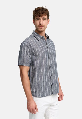 INDICODE JEANS Regular fit Overhemd 'Trypper' in Grijs