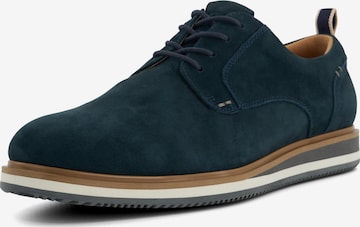 Scarpa stringata di Dune LONDON in blu: frontale